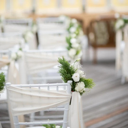 Chair Flowers/Pew Markers